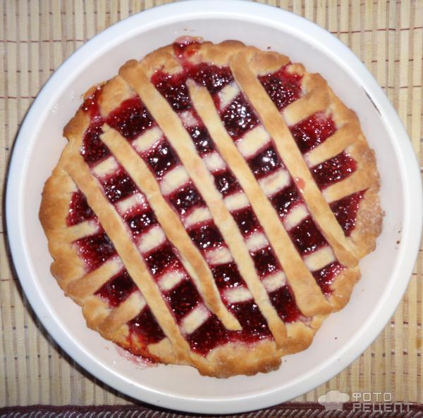 Пирог-коврижка с малиновым вареньем (на кефире) — рецепты | Дзен