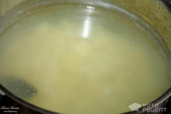 Сырный суп с индейкой фото