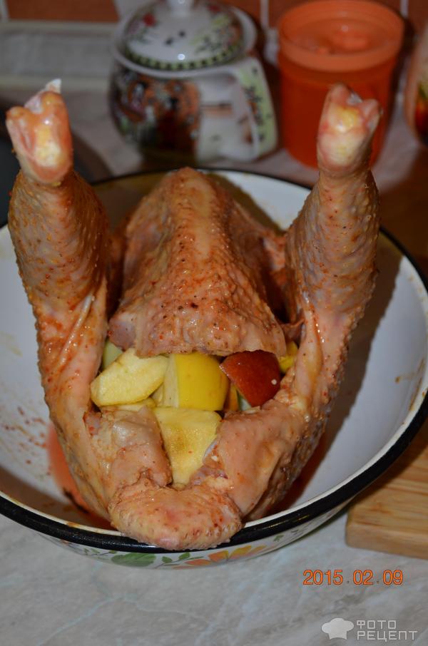 Курица, фаршированная рисом, в духовке, рецепт с фото | Волшебная malino-v.ru
