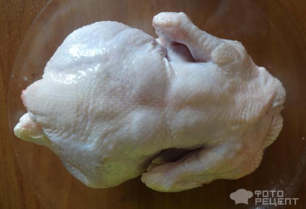 Курица маринованная, запеченая в духовке фото