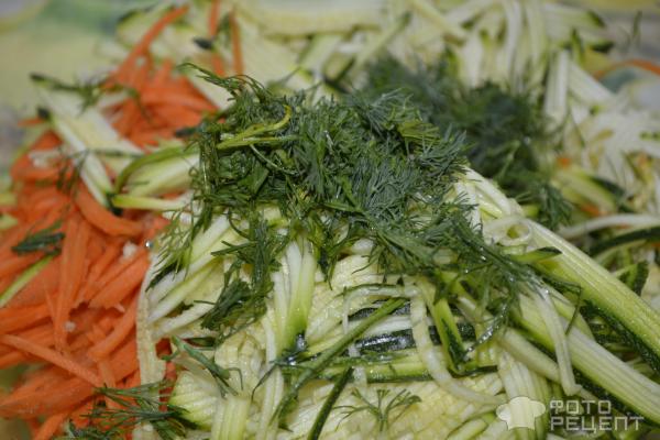 Салат из кабачков по-корейски фото