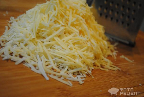 Запеченная картошка с сыром и чесноком фото