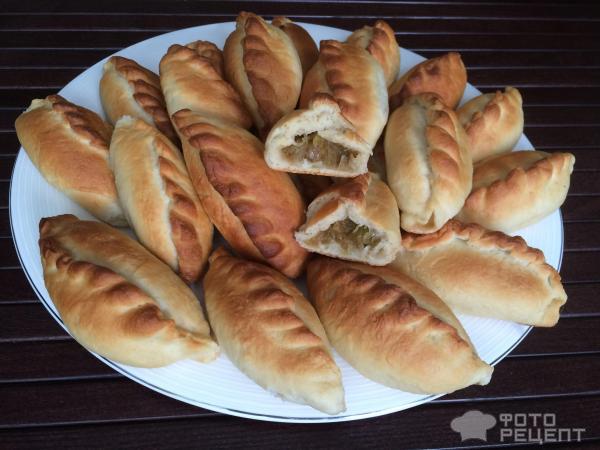Пирожки с ревенем фото