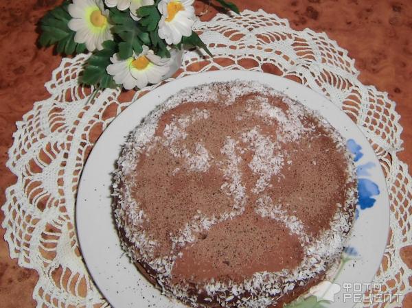 Медовый торт со сметанно-шоколадным кремом фото