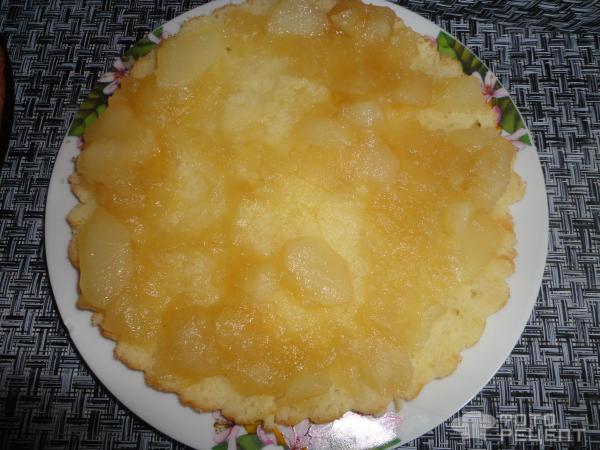 Пирог Нежный с яблоками и грушами фото