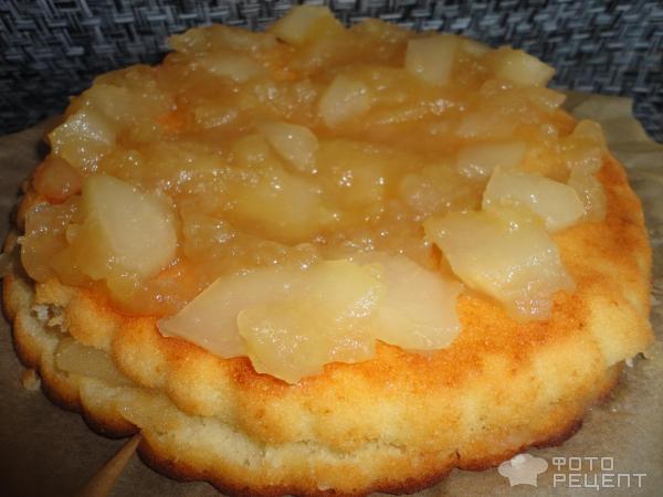 Пирог Нежный с яблоками и грушами фото