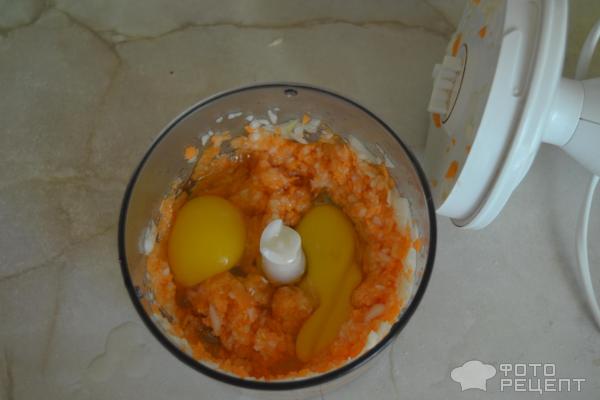 Творожная запеканка с морковью и яблоком фото
