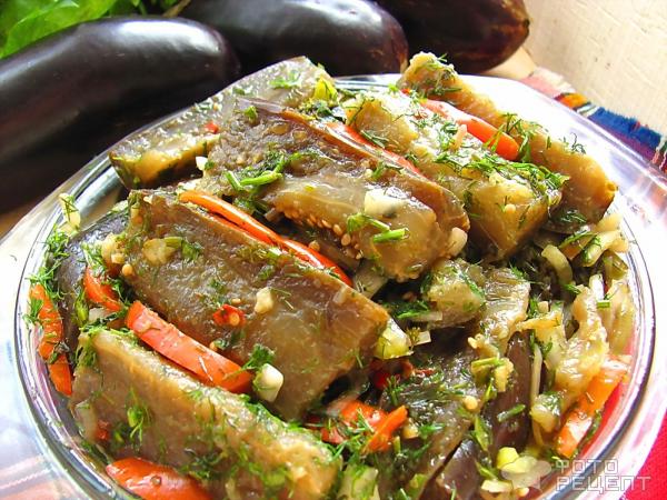 Маринованные баклажаны рецепт – Кавказская кухня: Закуски. «Еда»