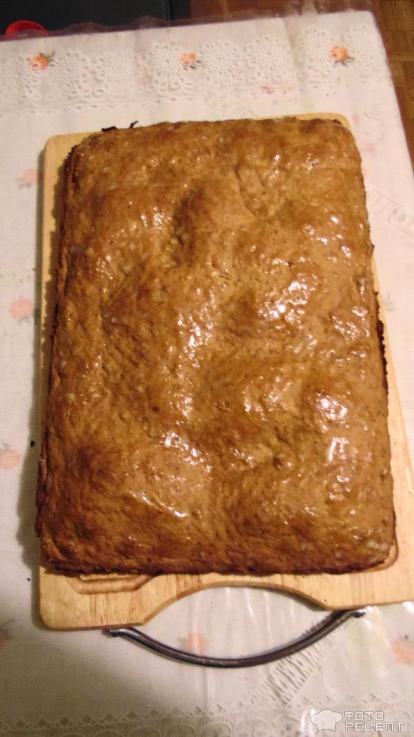 Сладкий пирог из кабачка фото