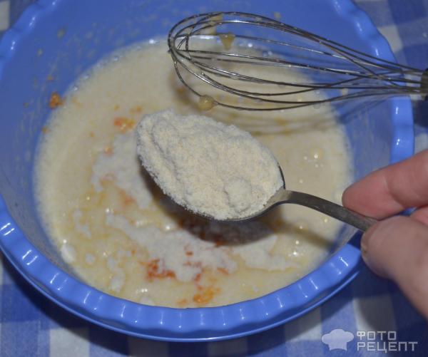Пирог с творогом и бананом фото