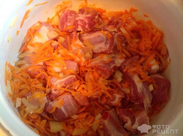 Картофель по - домашнему со свиными ребрышками фото