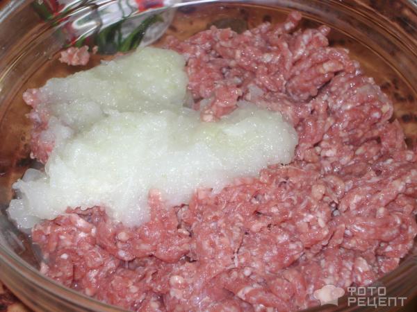 Запеченный перец с начинкой из мясного фарша фото