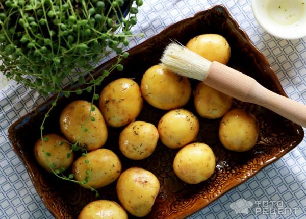 Картофель с маслом и специями