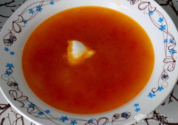 Томатный суп фото