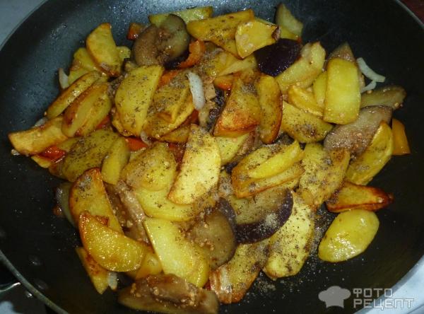 Жареный картофель по-летнему фото