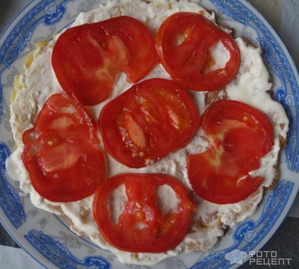 Кабачковый торт с помидорами фото