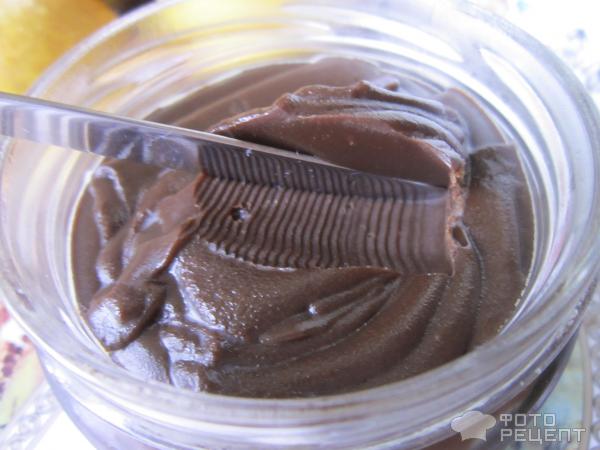 Шоколадная паста с горьким шоколадом фото