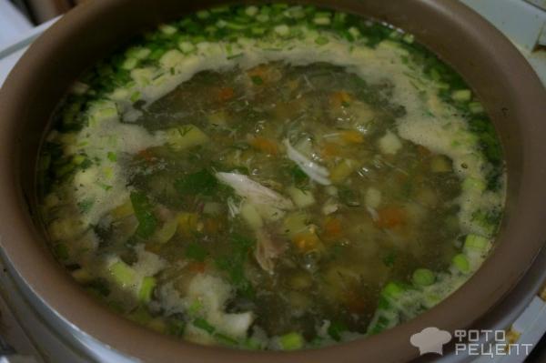Суп куриный с овощами и имбирем фото