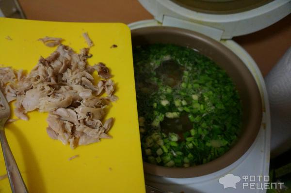 Суп куриный с овощами и имбирем фото