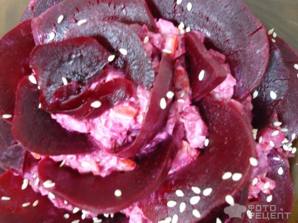 Салат Черная роза фото