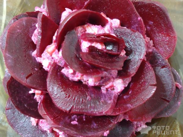Салат Черная роза фото