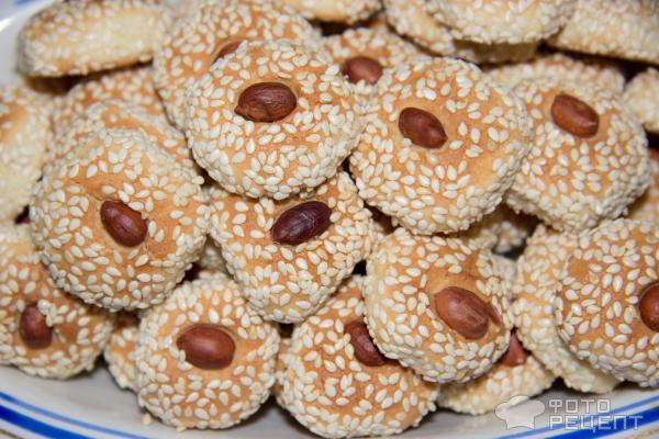 Арабское печенье с кунжутом фото