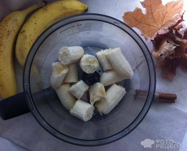 Клубнично-банановый смузи фото