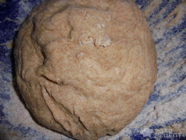 Хлеб с Адыгейским сыром из цельнозерновой муки с отрубями фото