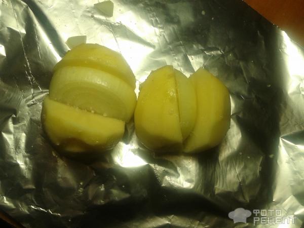 Постный запеченный картофель