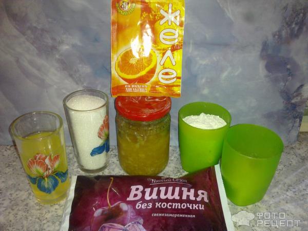 Вишневый пирог фото