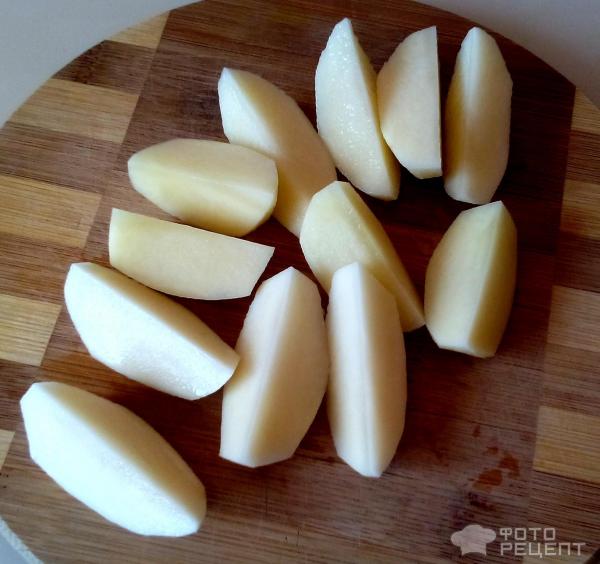 Хрустящие картофельные дольки Простая вкуснятина фото