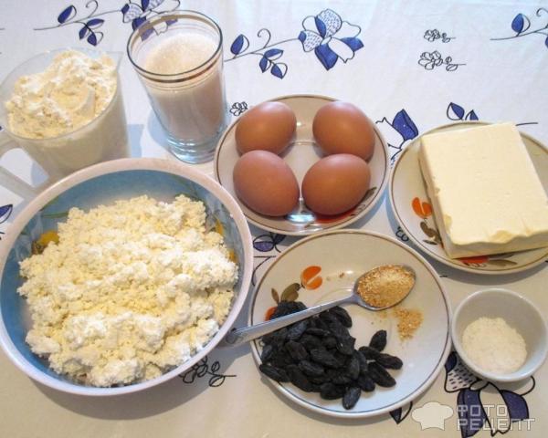 Королевская ватрушка с изюмом и творогом - пошаговый рецепт в духовке с фото
