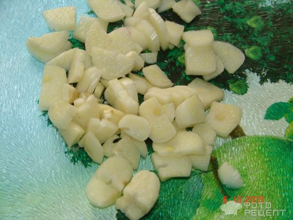 Цветная капуста с овощами на луковой подушке фото