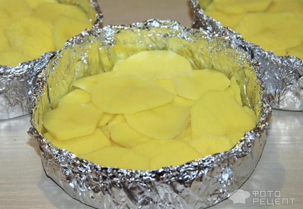 Филе тилапии, запеченное с картофелем фото