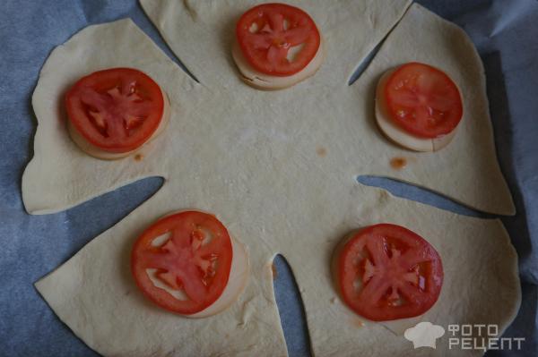 Пицца с копченой курицей фото