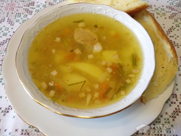Гречневый суп фото