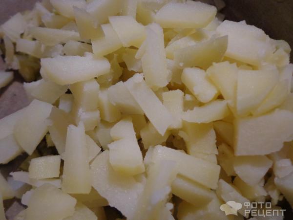 Салат с редькой и картофелем фото