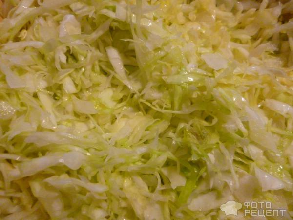 Салат из свежей капусты с овощами фото
