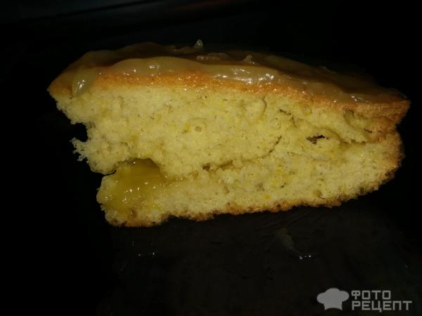 Пирог с лимоном фото