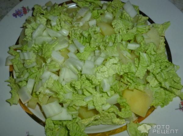 Картофельный салат на скорую руку фото
