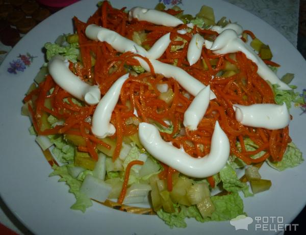 Картофельный салат на скорую руку фото