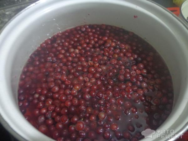 Кисель из клюквы фото