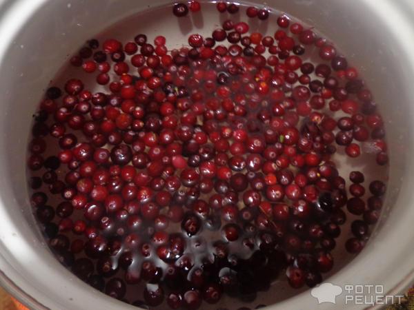 Кисель из клюквы фото