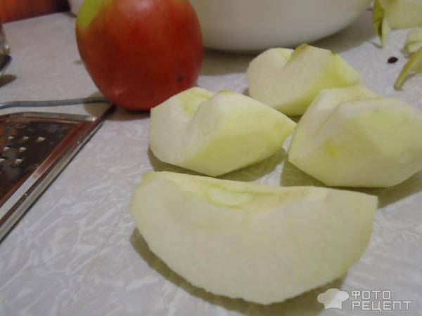 Яблочные кексики под штрейзелем фото