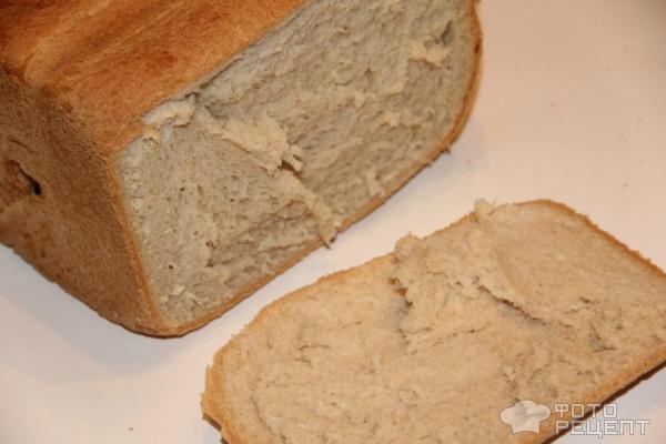 Хлеб пшеничный в хлебопечке фото