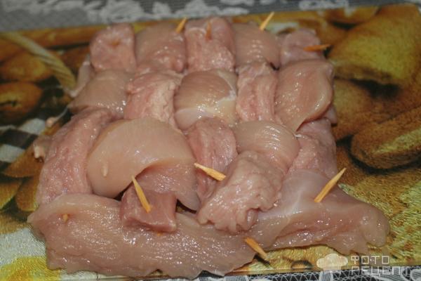 Котлета из свинины с курицей Шахматка фото