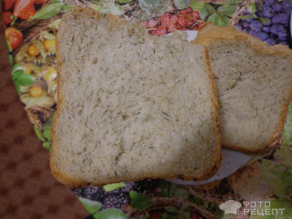 Хлеб с чесноком и укропом фото