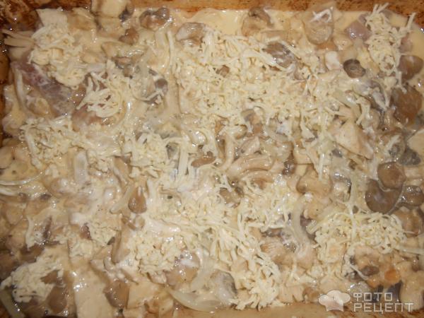 Филепонгасиуса с грибами в духовке фото