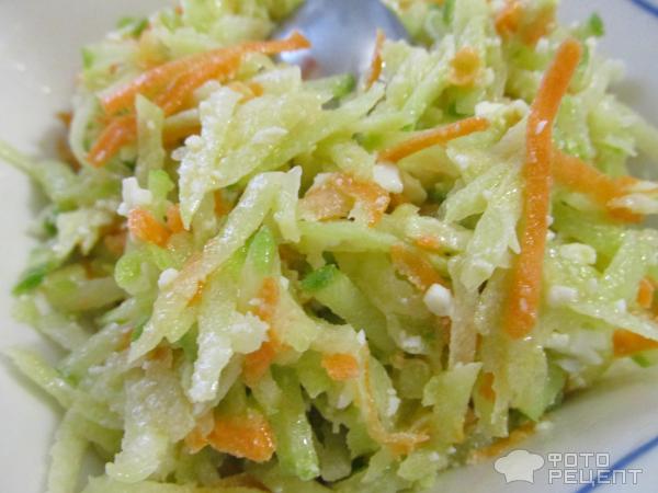 полезный салат из зеленой редьки