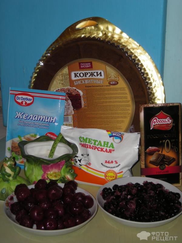 Торт из готовых бисквитных коржей со сгущенкой рецепт фото пошагово и видео